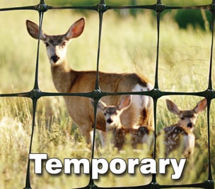Temporary Deer Fence