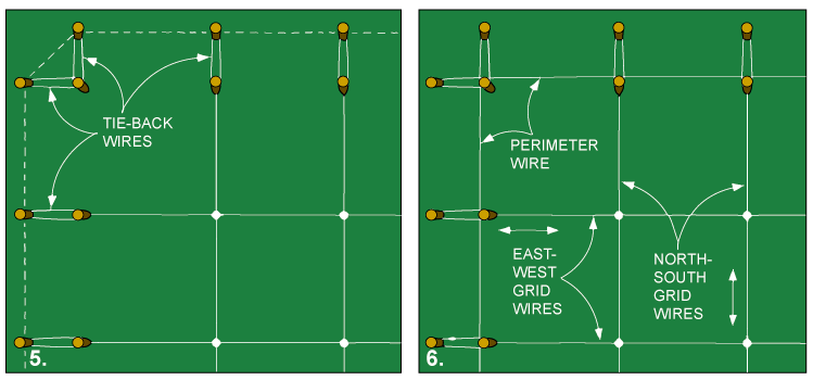 Tiebacks for Horizontal Grid Trellis