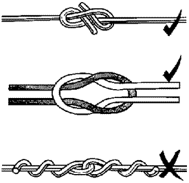 Image result for figure of 8 fencing knot