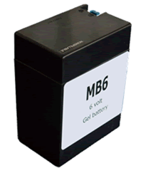 6v 9.5 ah rechargeable battery